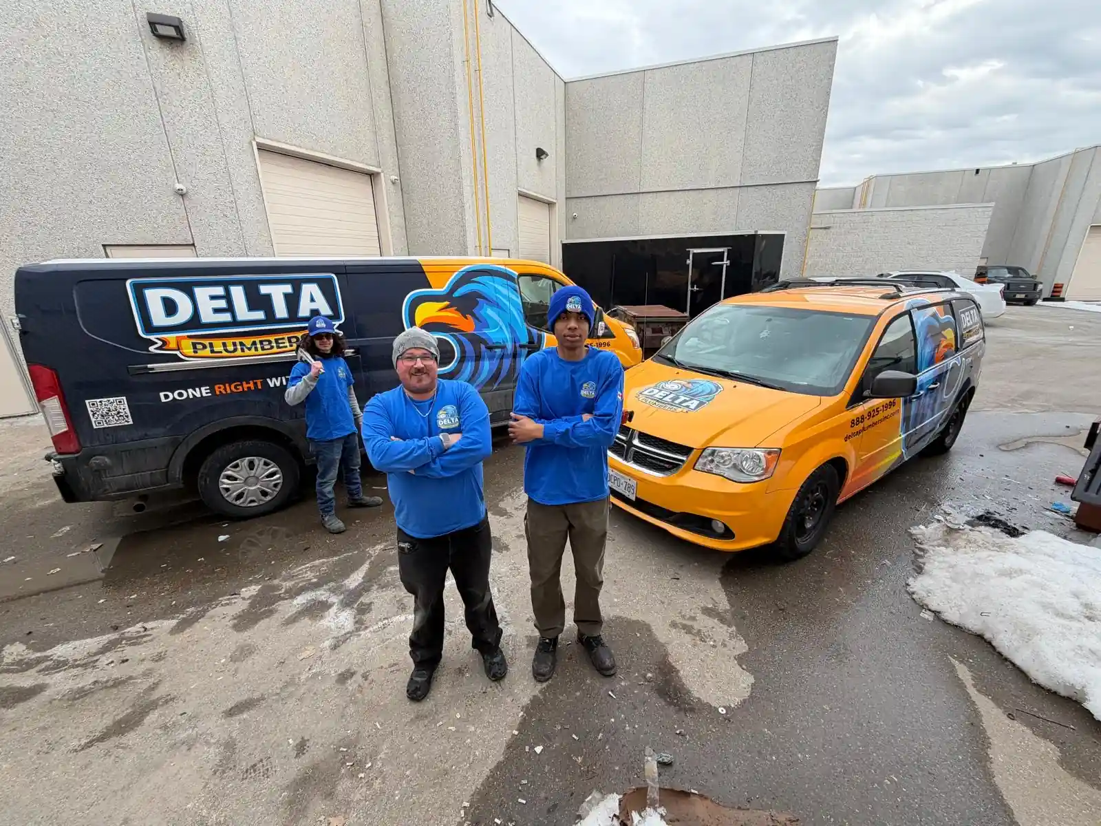Delta Plumbers technician