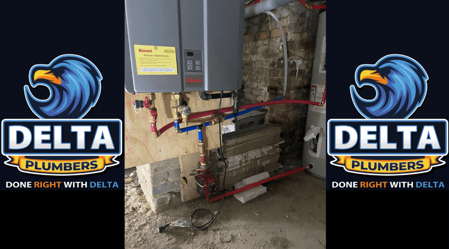 Can I Replace My 40-Gallon Water Heater with a Tankless Water Heater - Delta Plumbers