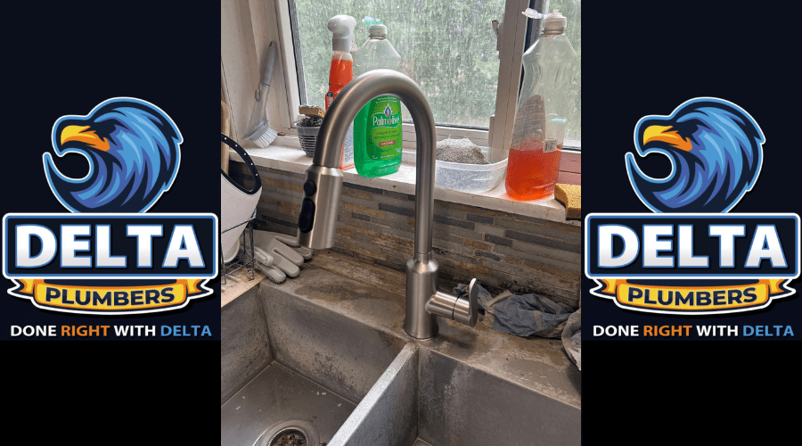 Can I Replace a Kitchen Faucet Myself - Delta Plumbers
