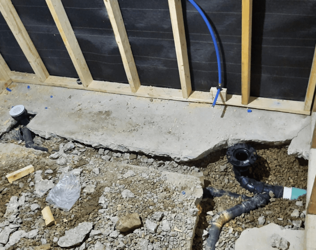 Commercial Floor Drain Installation