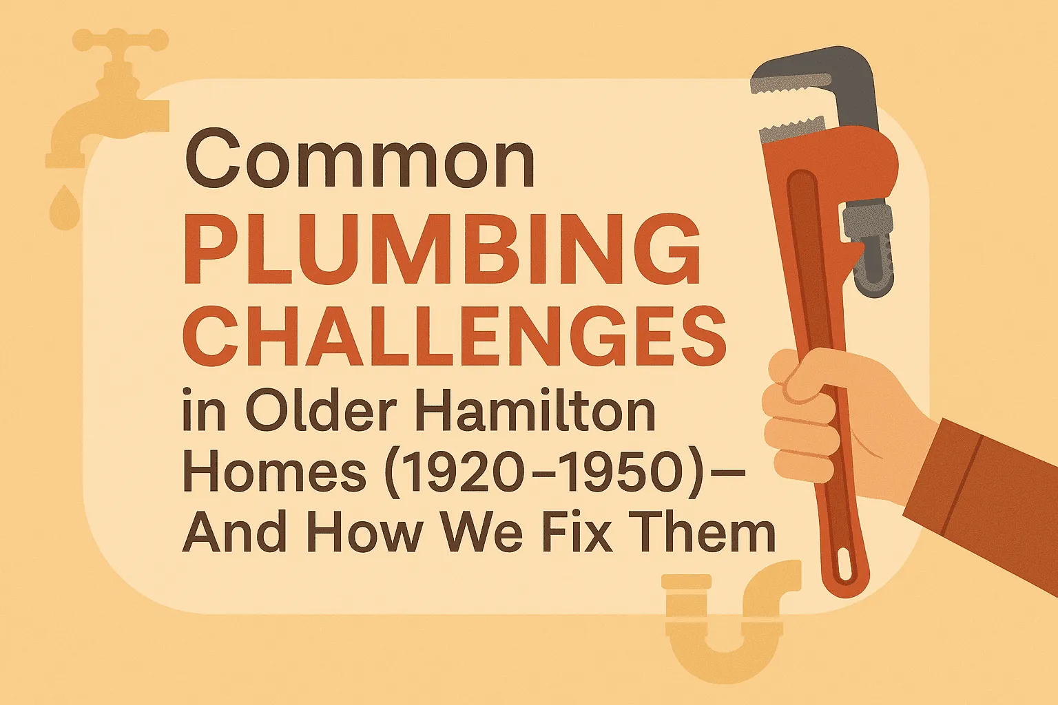 Common Plumbing Challenges in Older Hamilton Homes (1920–1950)—And How We Fix Them - Delta Plumbers