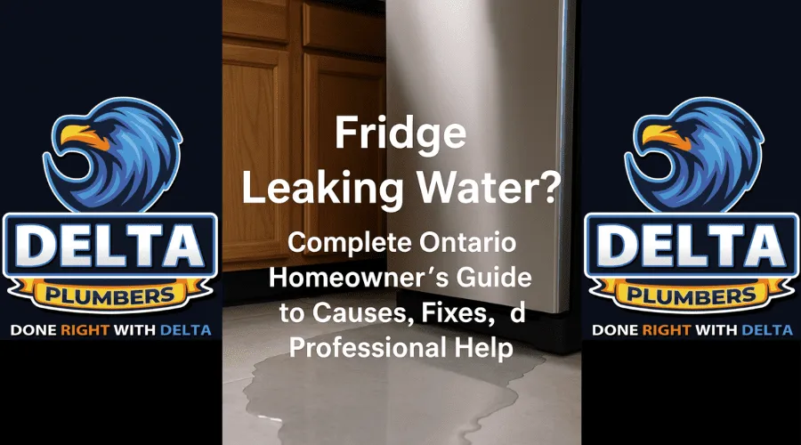 Fridge Leaking Water - Delta Plumbers