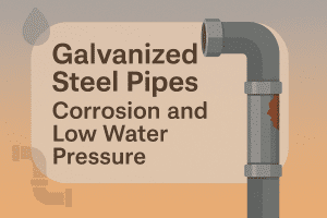 Galvanized Steel Pipes Corrosion and Low Water Pressure - Delta Plumbers