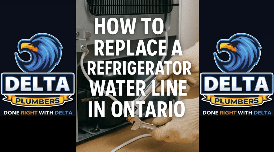 How to Replace a Refrigerator Water Line in Ontario - Delta Plumbers