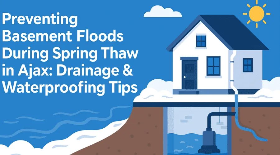 Preventing Basement Floods During Spring Thaw in Ajax - Delta Plumbers