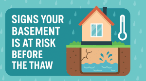 Signs Your Basement Is at Risk Before the Thaw - Delta Plumbers