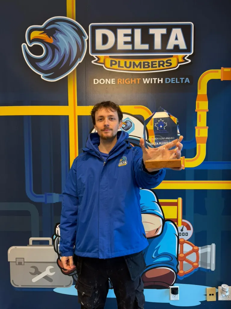 Best Plumber Award - Delta Plumbers in Cambridge
