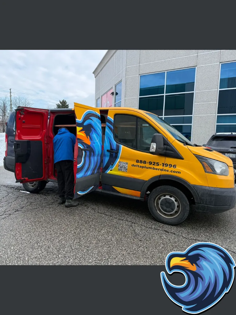 Plumber with a plumbing tool truck in Cambridge - Delta Plumbers