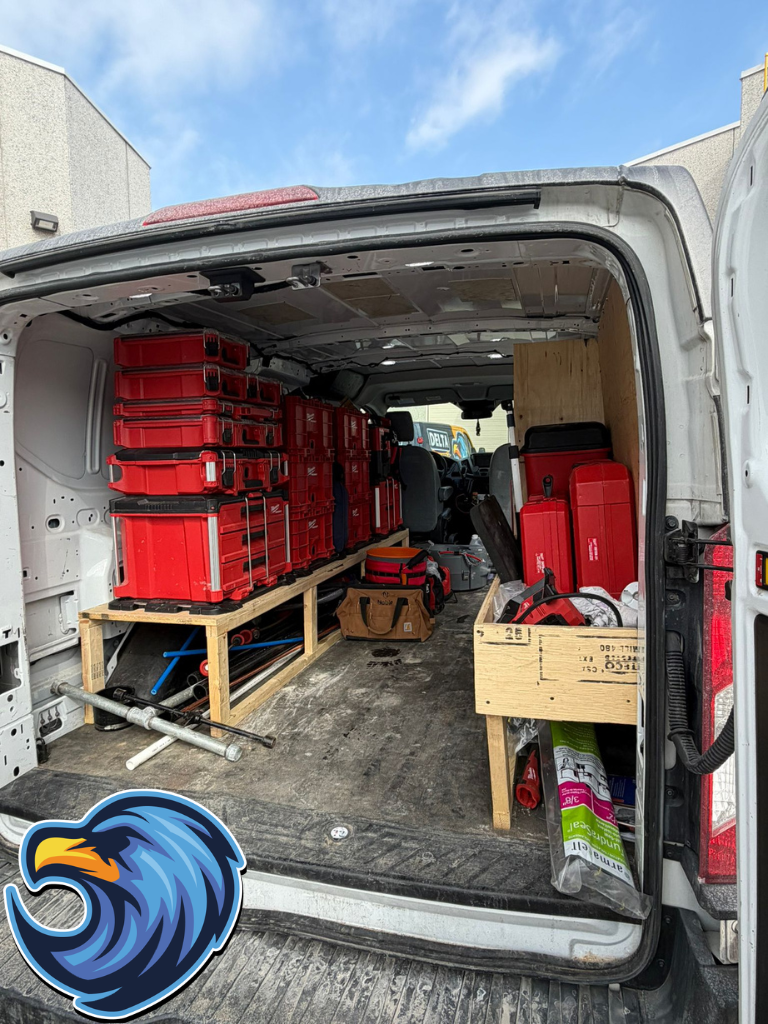 Plumbing Trucks with Tools - Delta Plumbers Hamilton