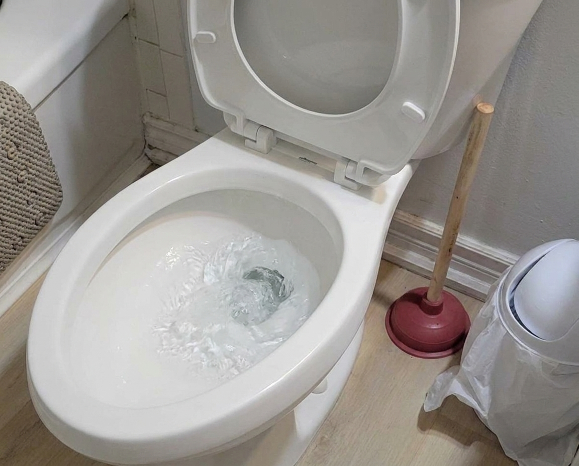 Delta plumber repairing an excavated sewer line