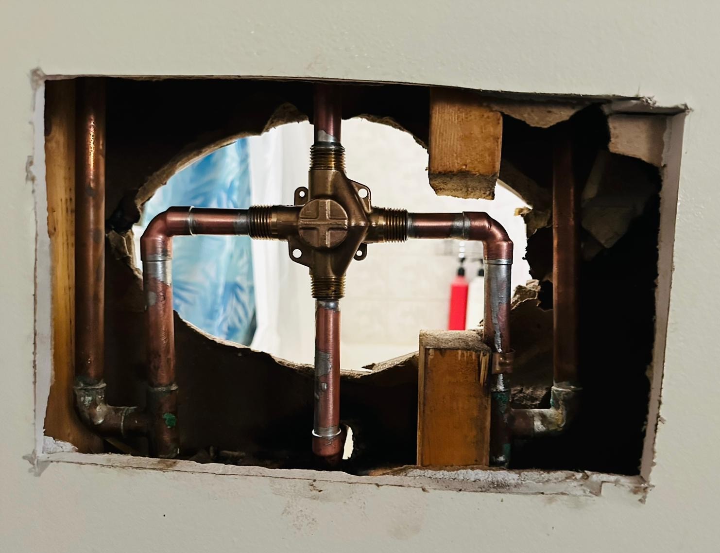 Water damage from an untreated plumbing failure